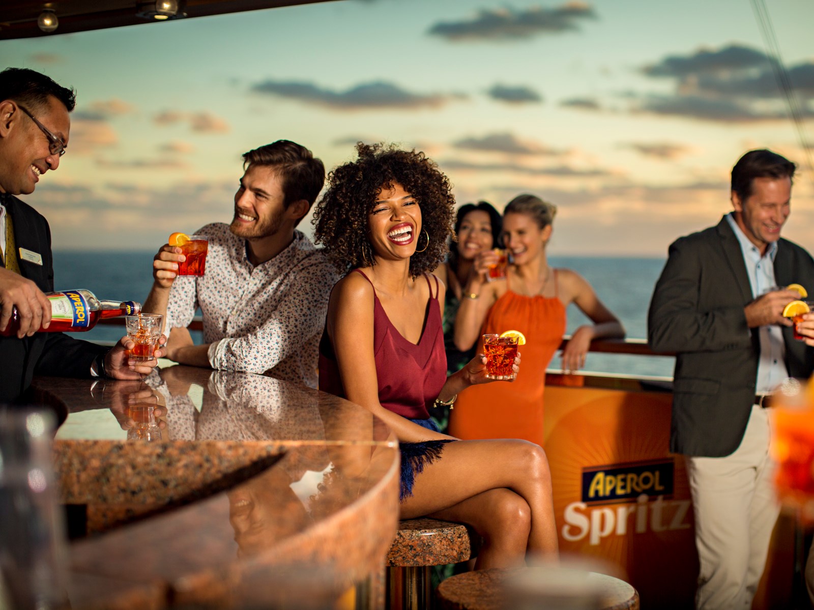 Costa Cruises Aperol bar